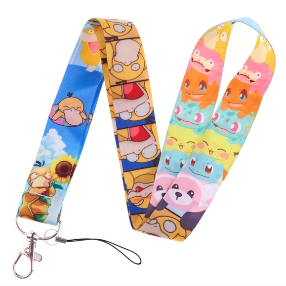 🔮3/$15 Pokemon Psyduck and Others Lanyard - Picture 1 of 5